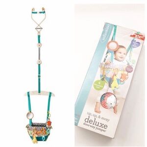 Infantino Teal and Orange Deluxe Doorway Jumper